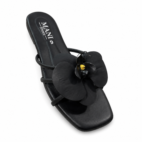 Orchid Triple Strap Slide Sandals
