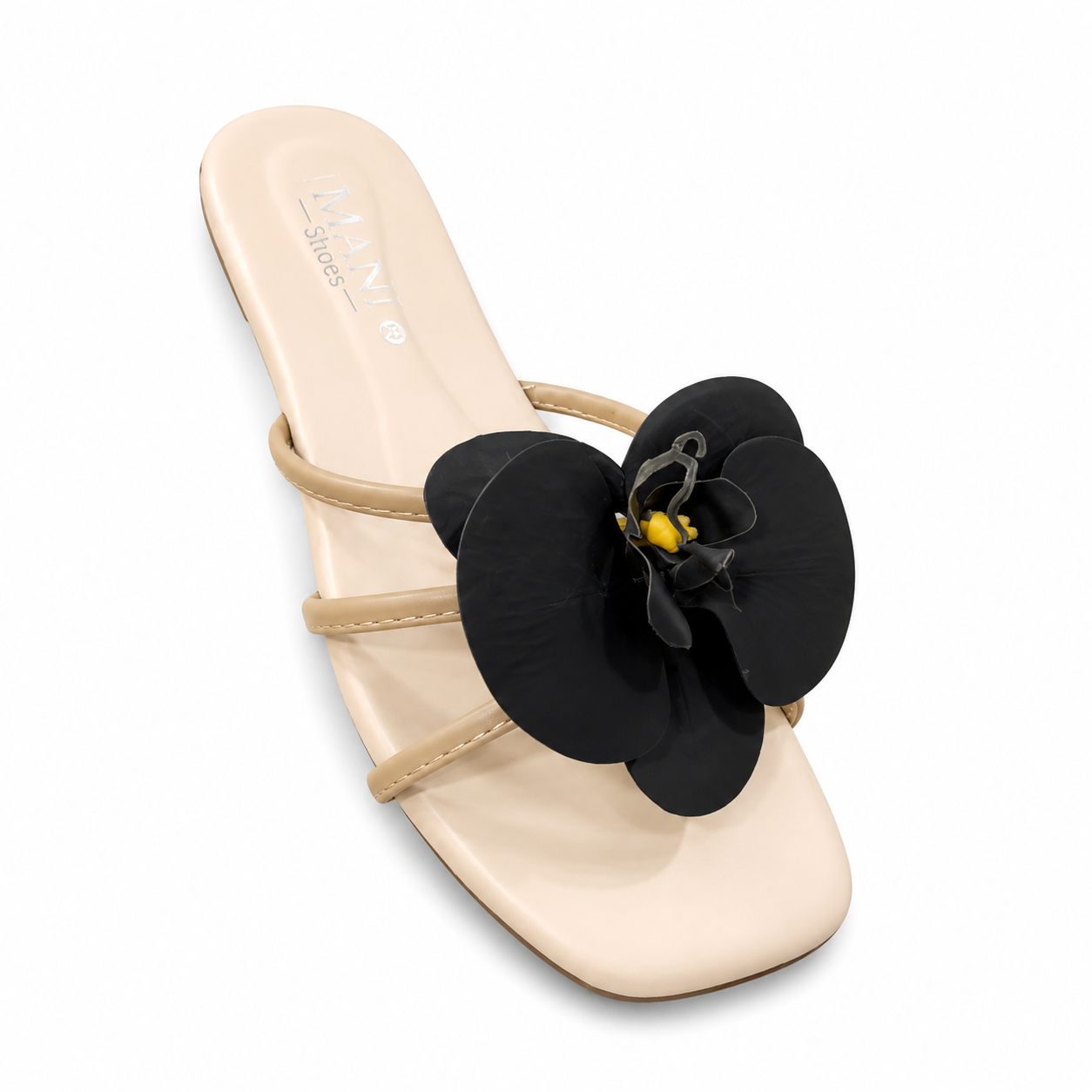 Orchid Triple Strap Slide Sandals