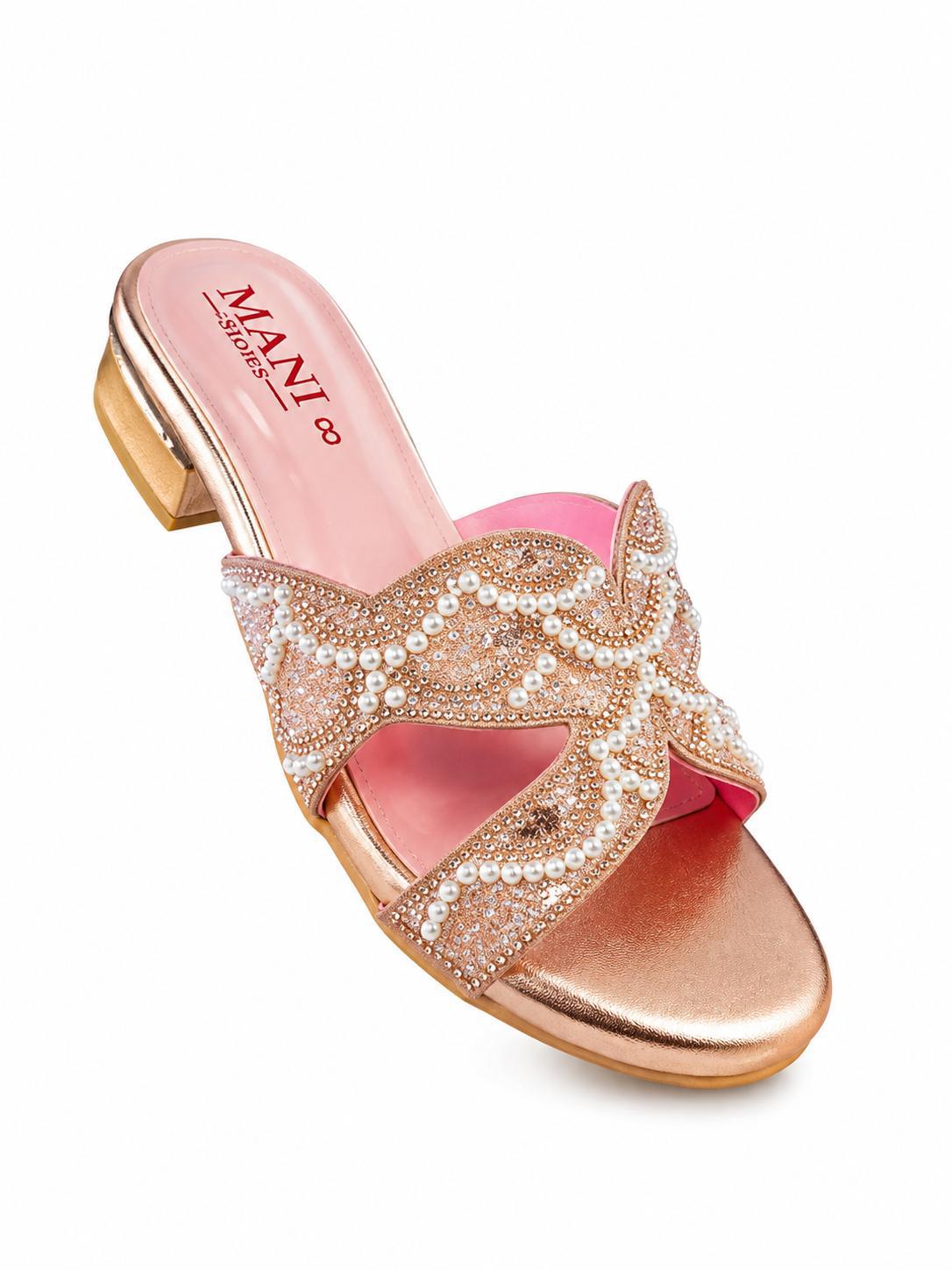 Pearl Luxe Embellished Heels